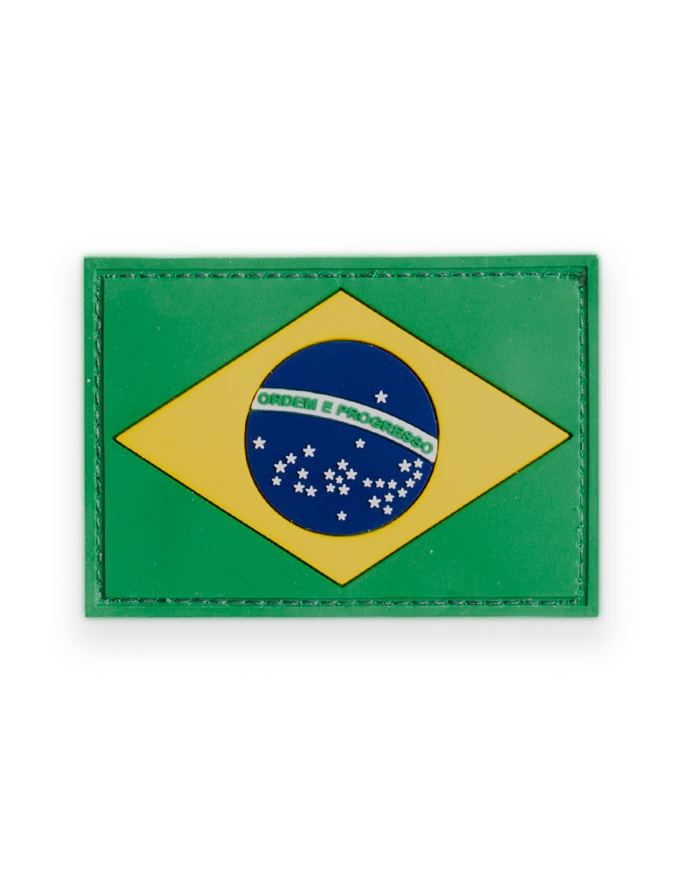 PATCH INVICTUS BANDEIRA BRASIL VERDE/AMARELO/AZUL