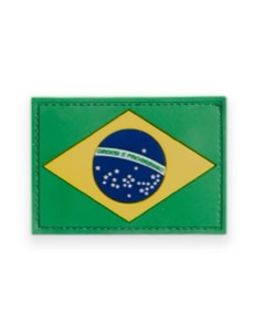 PATCH INVICTUS BANDEIRA BRASIL VERDE/AMARELO/AZUL